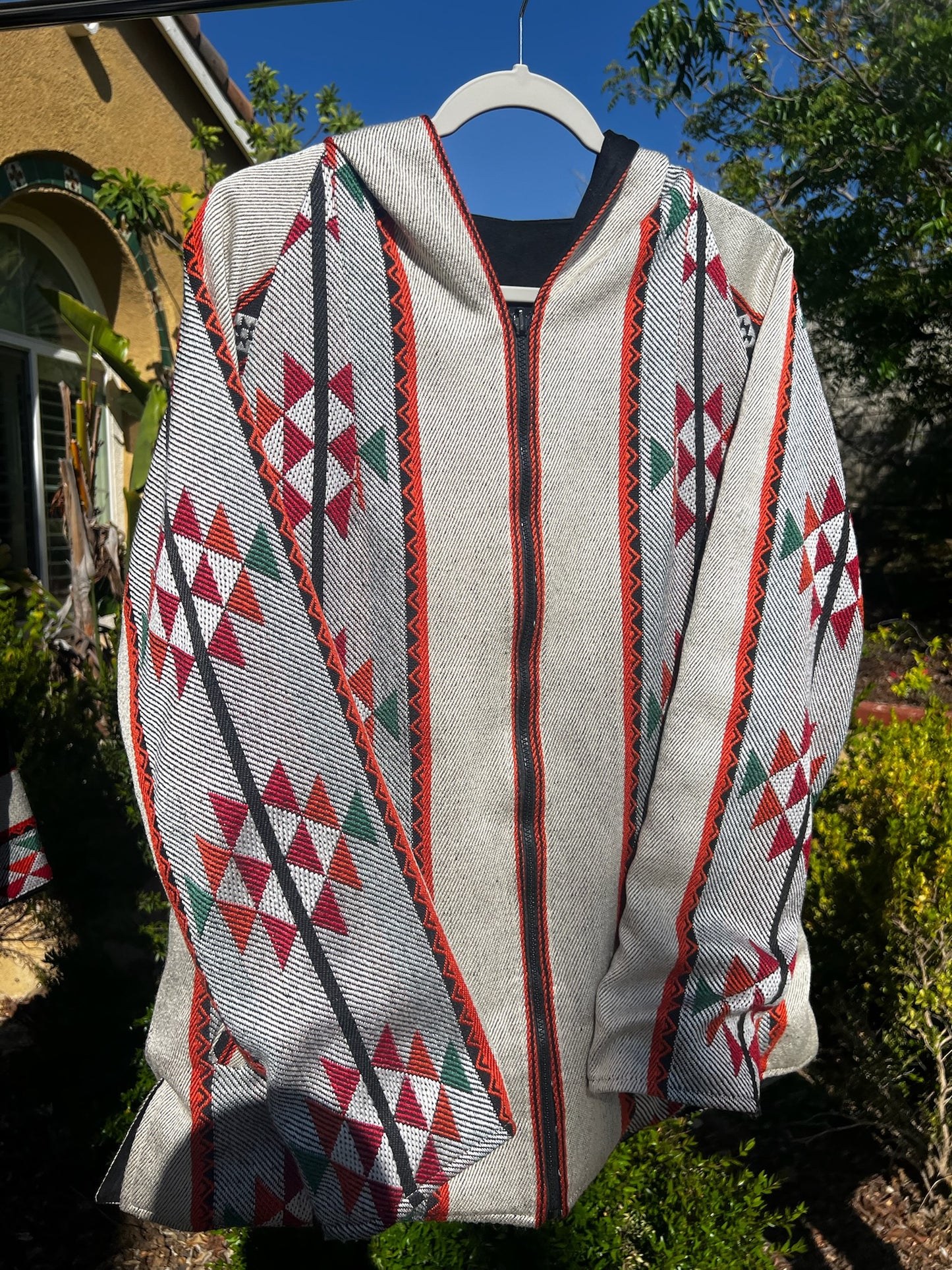 PRE-ORDER NOW – Reversible Sadu Hoodie – Handcrafted Heritage