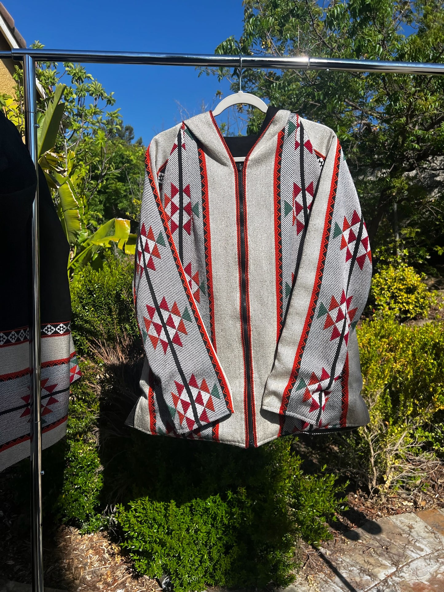 PRE-ORDER NOW – Reversible Sadu Hoodie – Handcrafted Heritage
